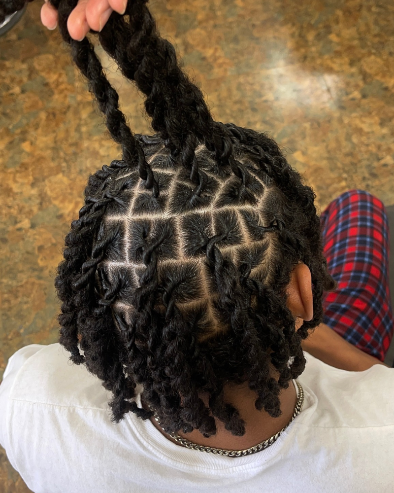 Medium Loc Retwist at Styled by the Starr in Covington, GA