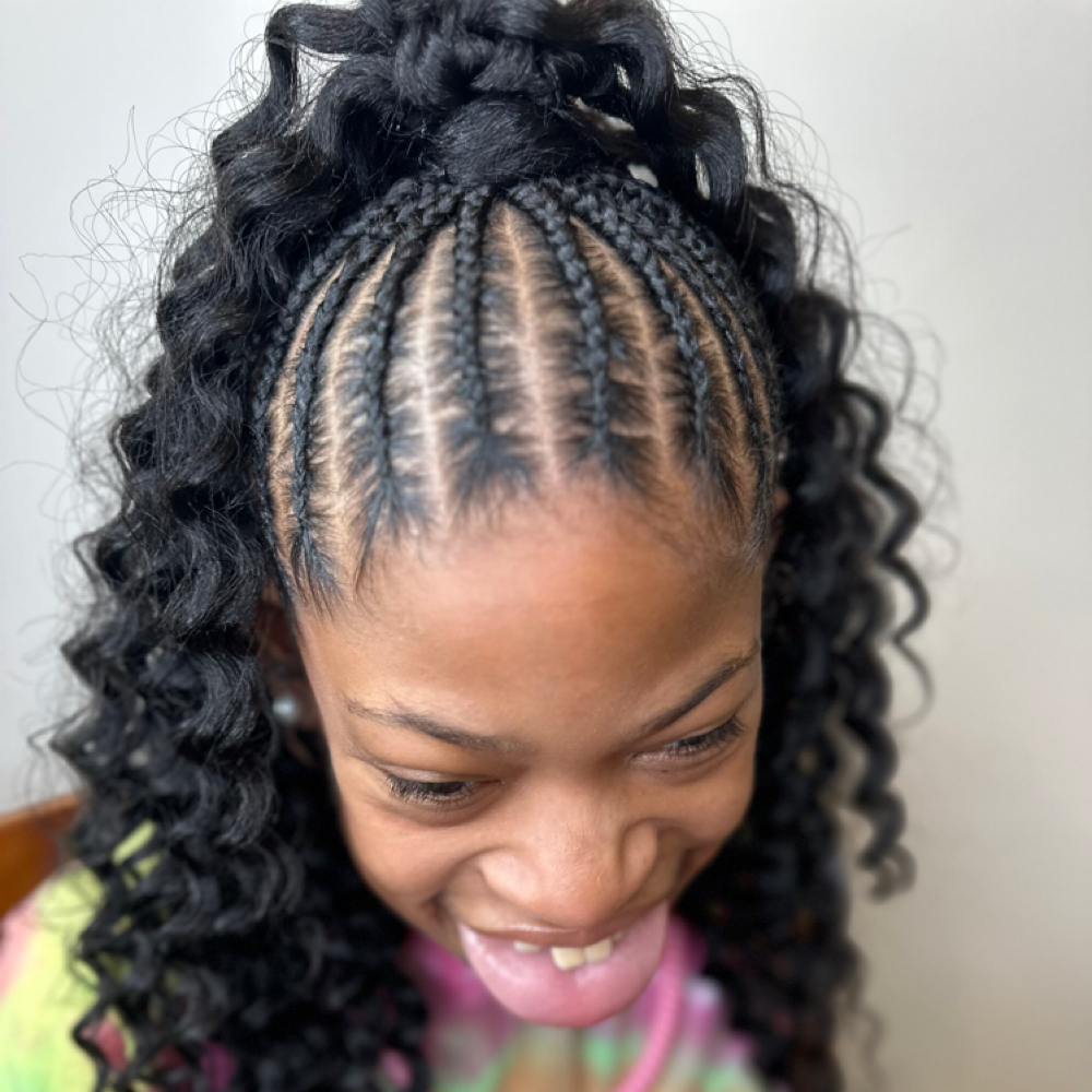 Freestyle Braided Style at Natural Halo LLC in Greensboro, NC