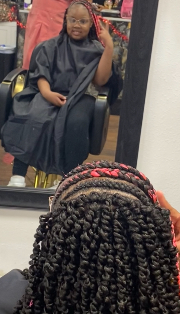 Kids Fulani Braids W/ Crochets at Key Hair Architecture LLC in Aurora, CO