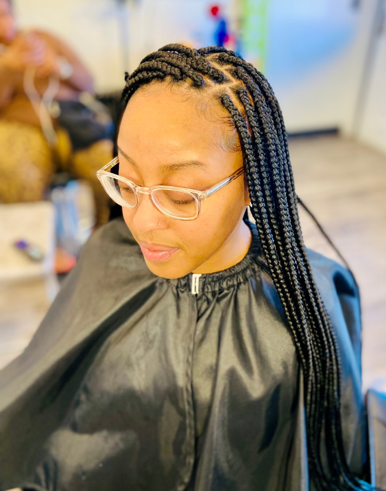 Box Braids With Hair Included