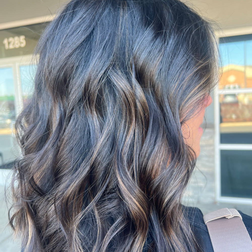 Blowout + Iron Style at Hustle, Hair & Heart Salon in Levittown, PA