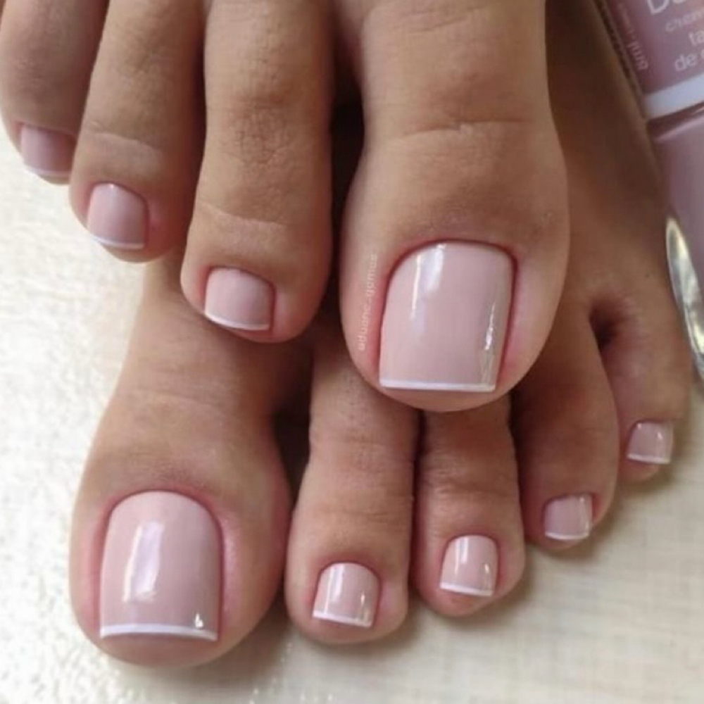 Short French Pedicure at Tip Me Pretty in Walnut Creek, CA