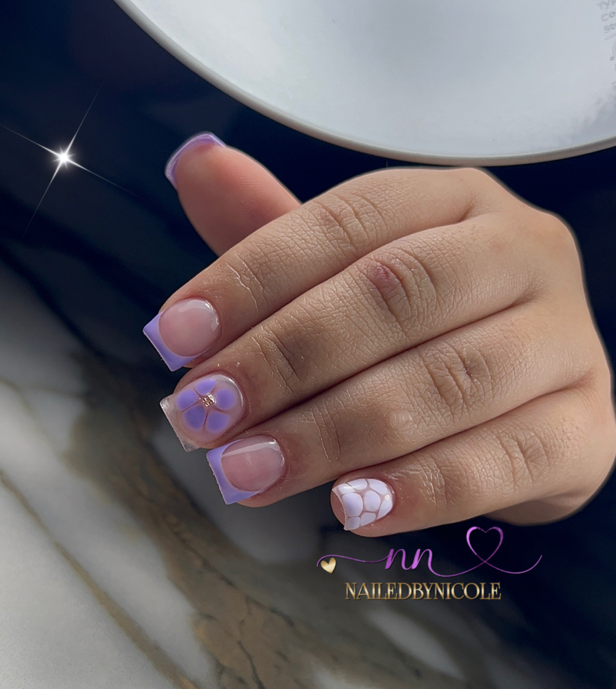 Short Acrylic  Full Set at Nailedbynicole LLC in Jacksonville, FL