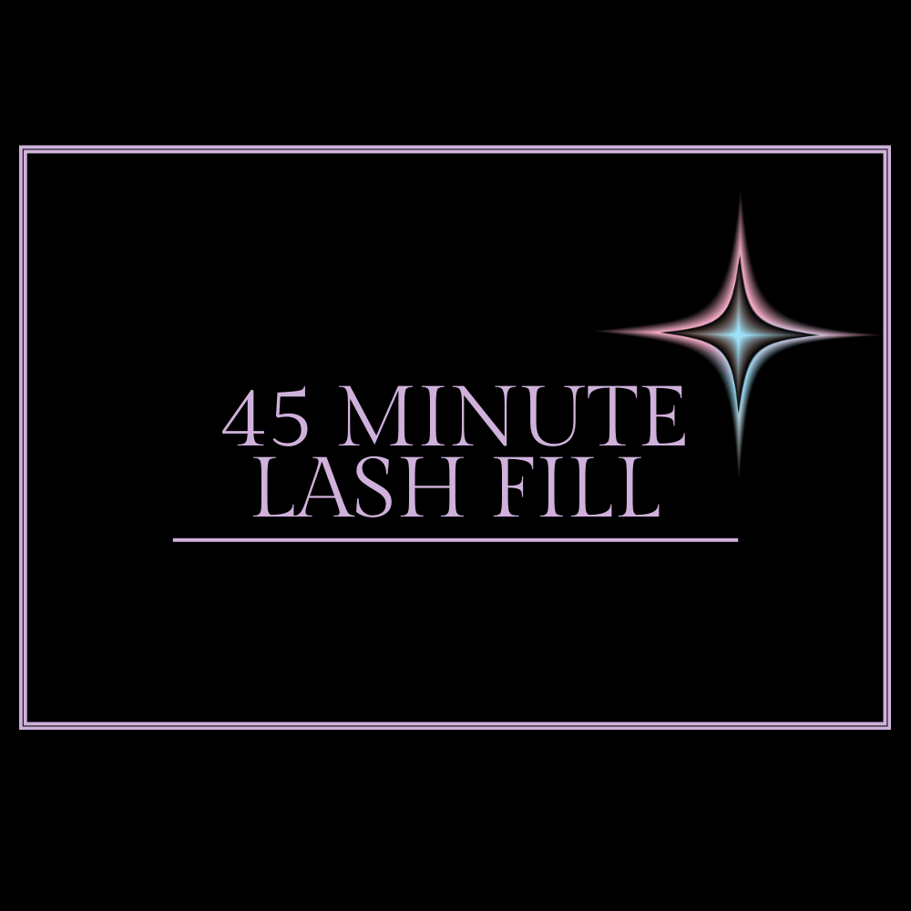 45 min lash fill (touch up)