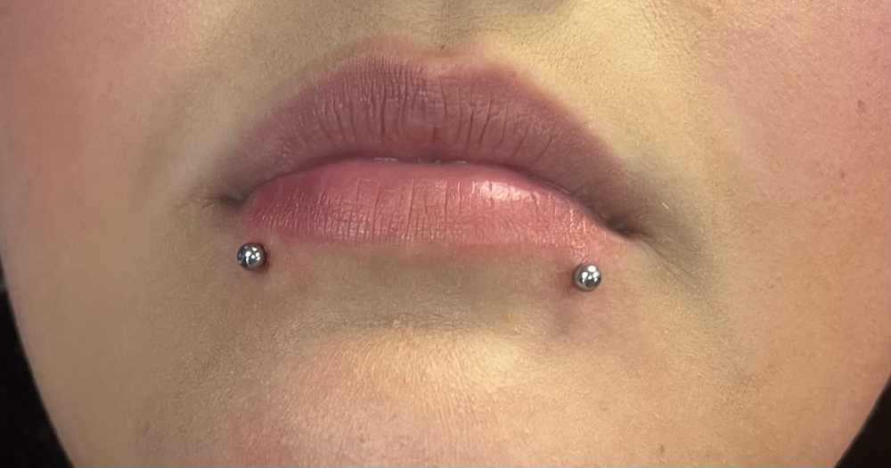 Two Piercings On Same Person