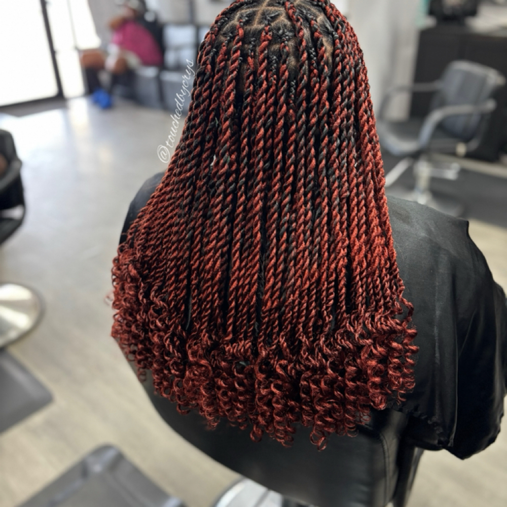 Knotless Twists at Hair By Jimmie Salon & Spa in Garland, TX