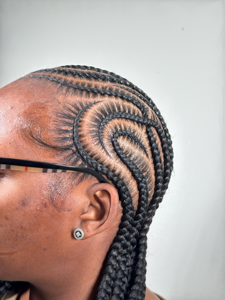 14-16 Stitch braids/feed in braids at Styles by Key in Monroeville, PA