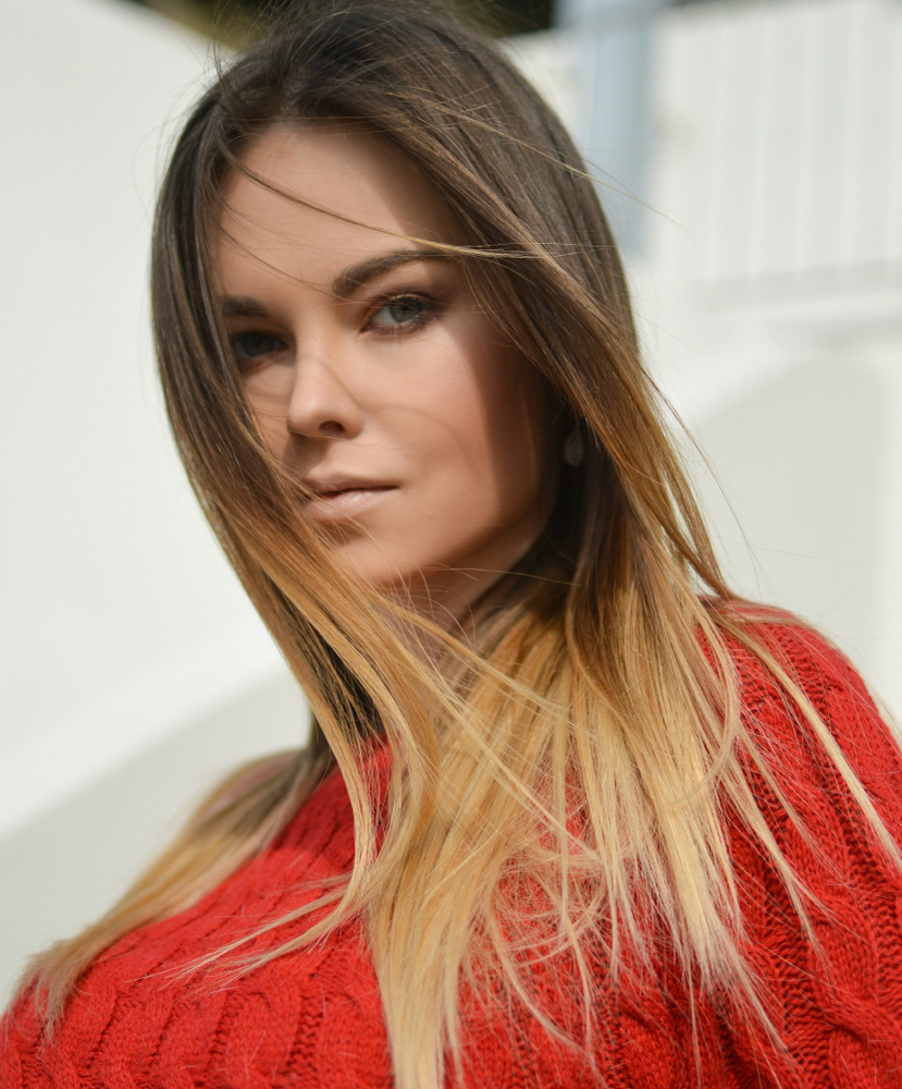 Root Re-Touch + Haircut at Southern Moon Lux Studio in Port Orange, FL