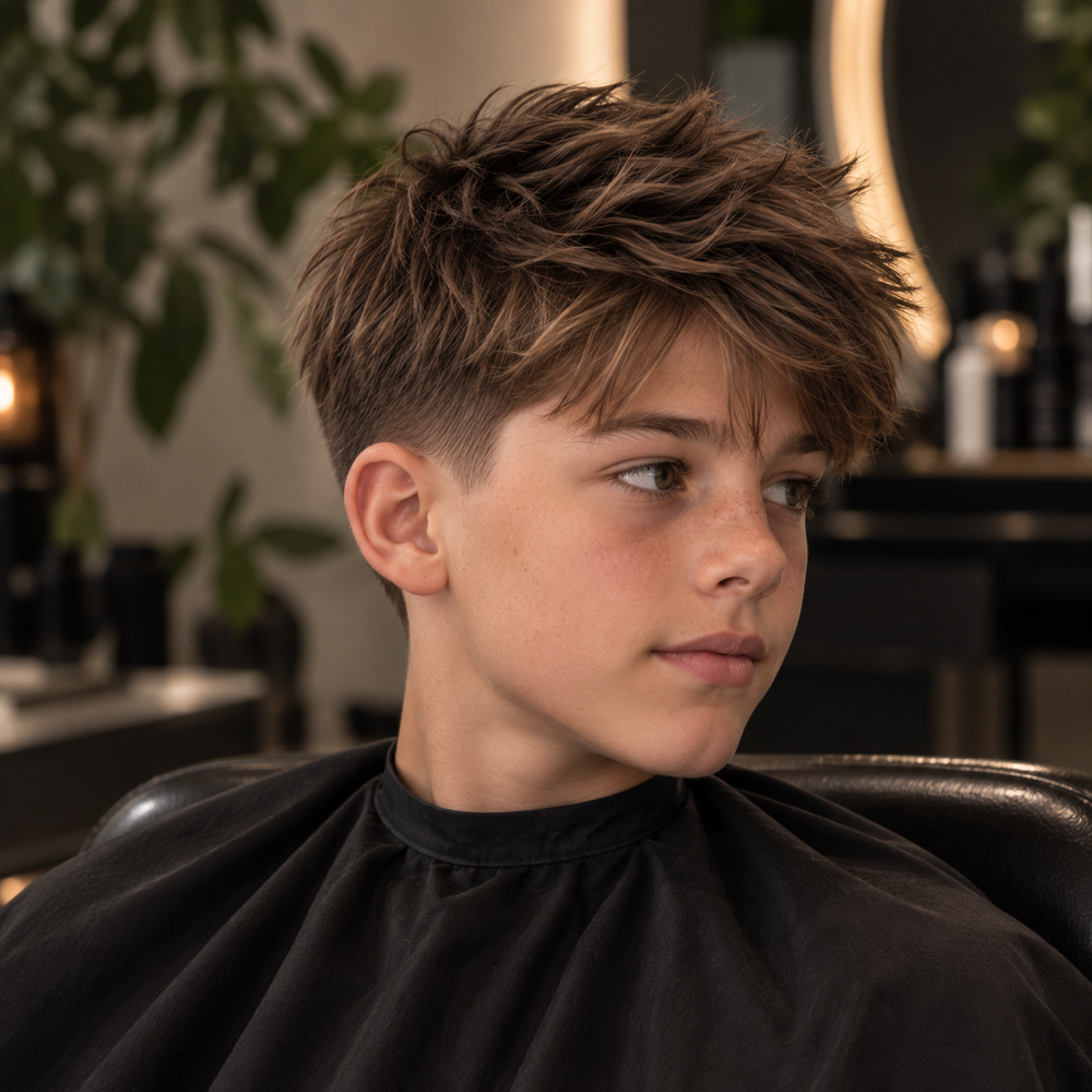 Boys 11-13 at Revolt Hair studio in Allentown, PA