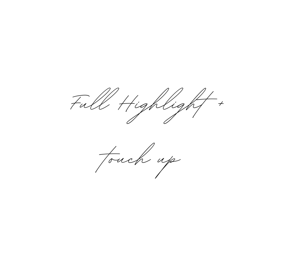 Full Highlight + Touch Up