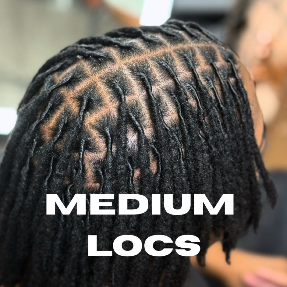 Medium Locs at Yoshiiididit in Round Rock, TX