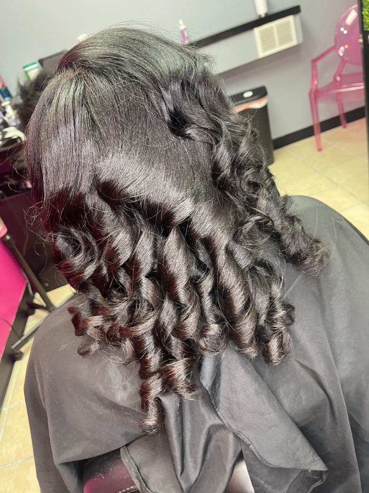 The classy Beaute' silk press