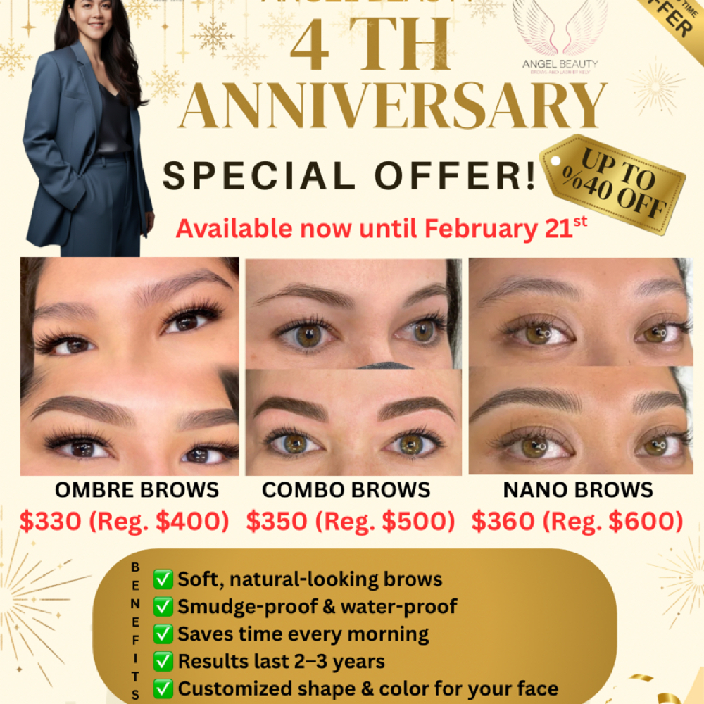 4Th ANNIVERSARY SALE- OMBRE BROWS