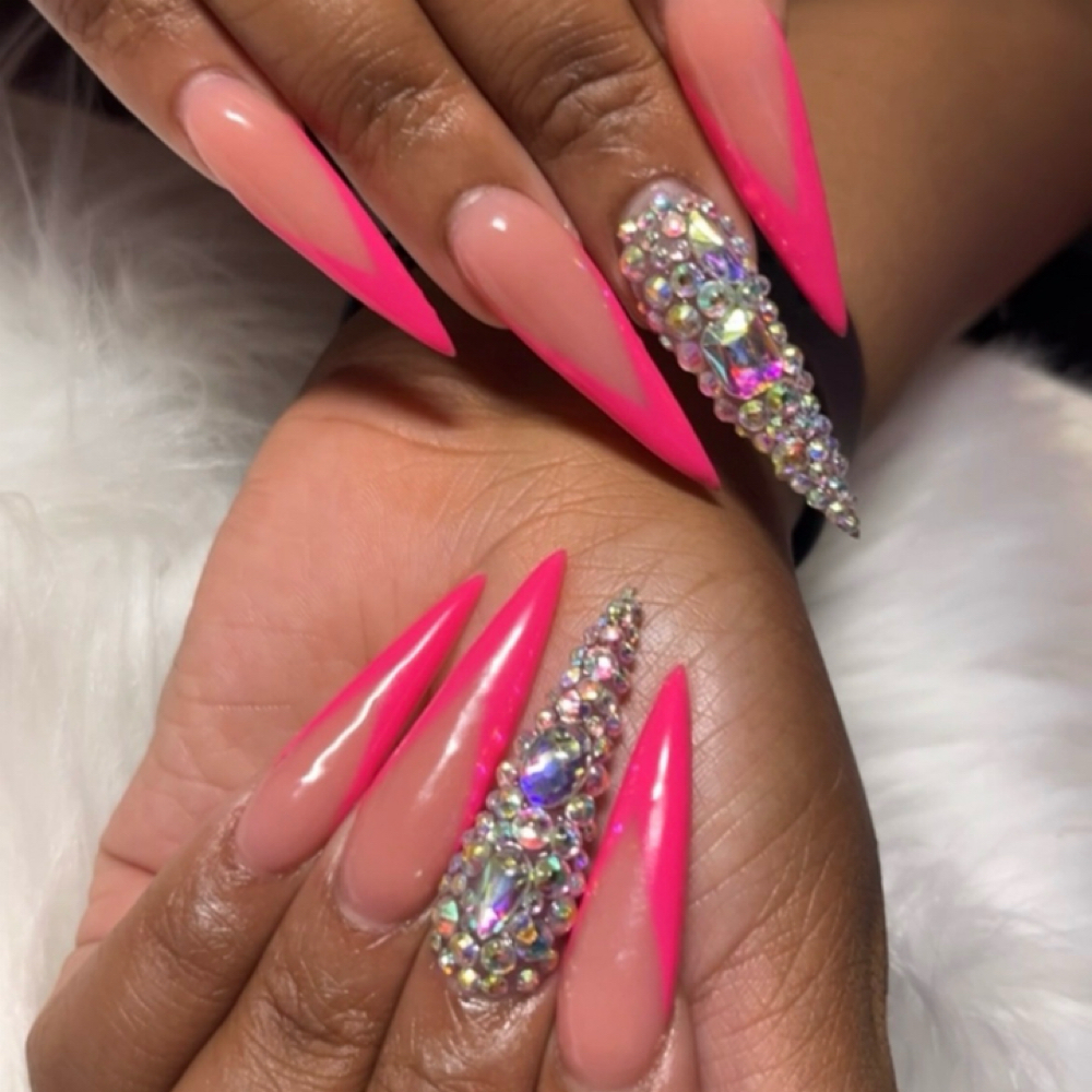 XL Combo W/gems at URBEAUTINAILS in Nashville, TN