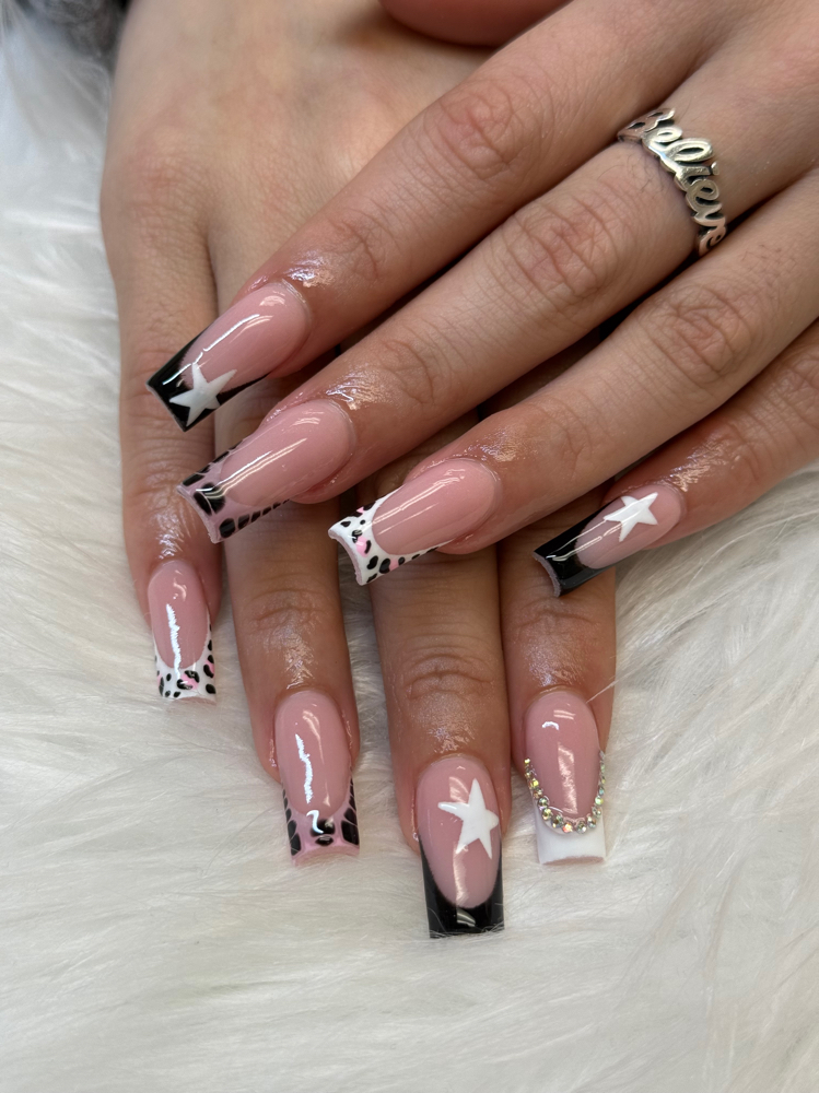 Long Full Set Acrylic (5-6)