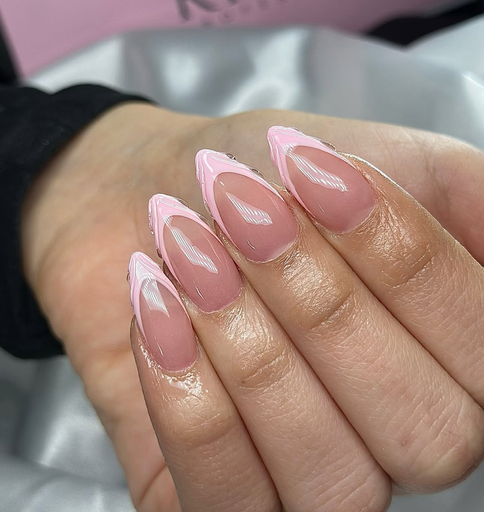 French Tip Full Set at Nailsxfany in Stockton, CA