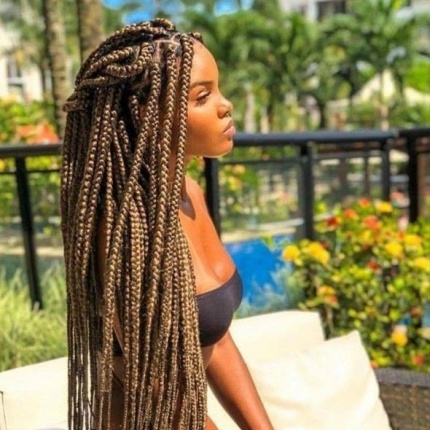 LONG BOXBRAIDS at Favourite Hair Braiding in Cantonsville, MD