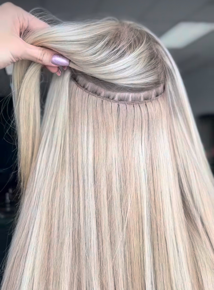 Hair Extension Consultation at stylist.hailey in Sun City, AZ