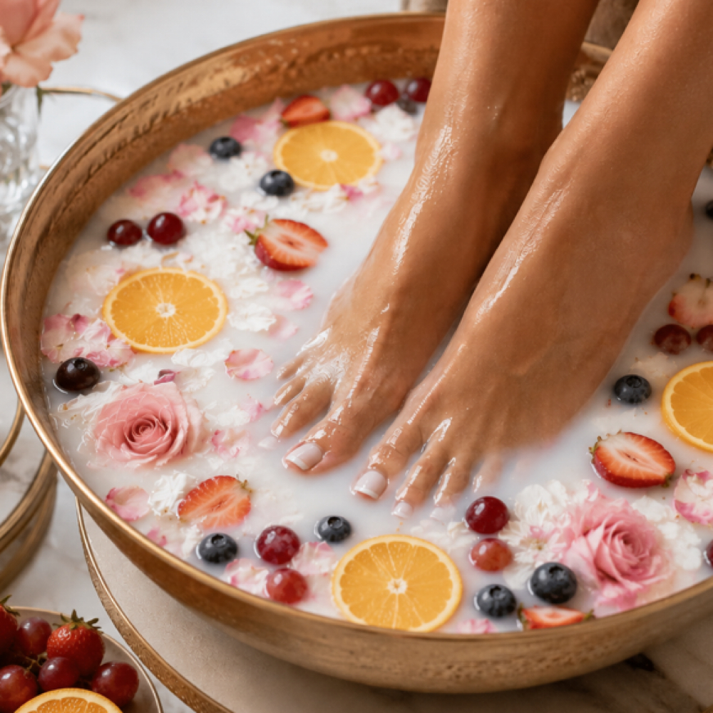 Luxury Milk Bath Pedicure at Ari’s Obsessions in Cocoa Beach, FL