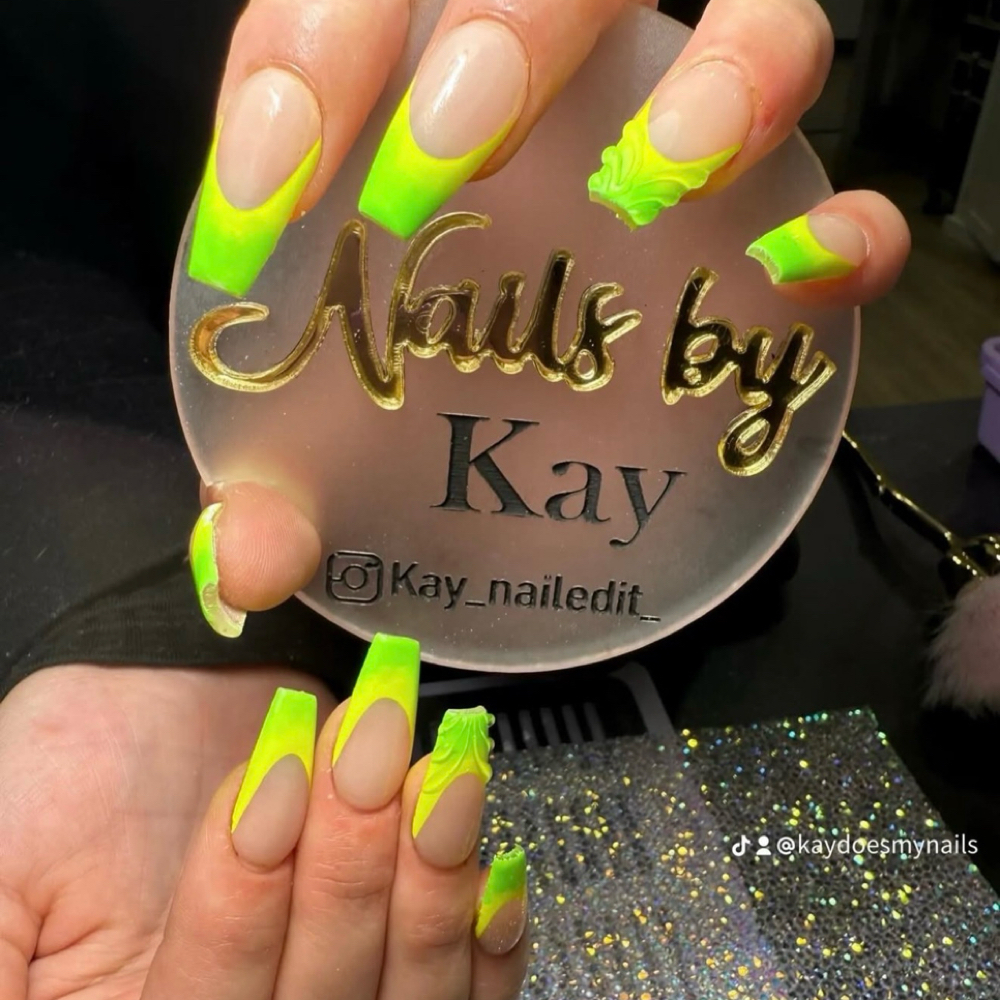 Full Set Ombre’ at Kings & Queens Nails & Spa LLC in Sandusky, OH