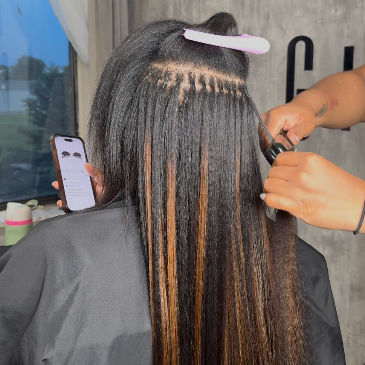 I-Tip Silk Out at Gina B in Blue Ash, OH