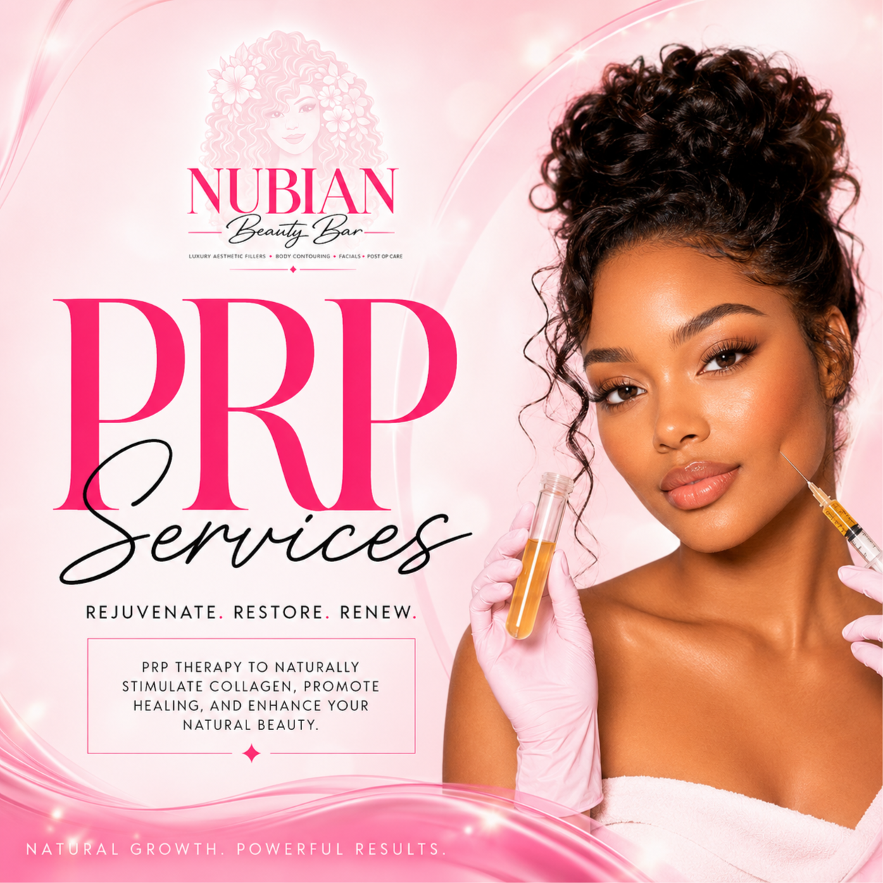 30 Tubes PRP Liquid BBL at Nubian Beauty Bar in APOPKA, FL