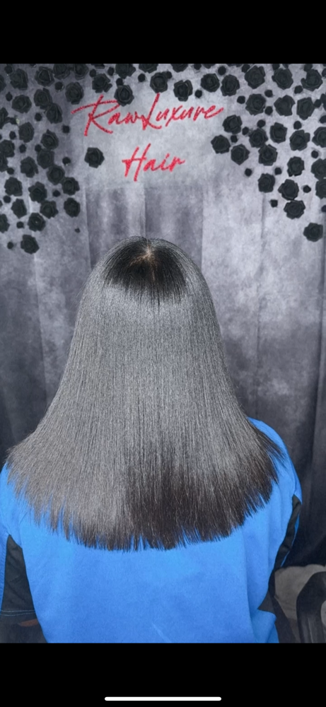 Basic Silk Press at Rawluxure Hair & Body in Jonesboro, GA