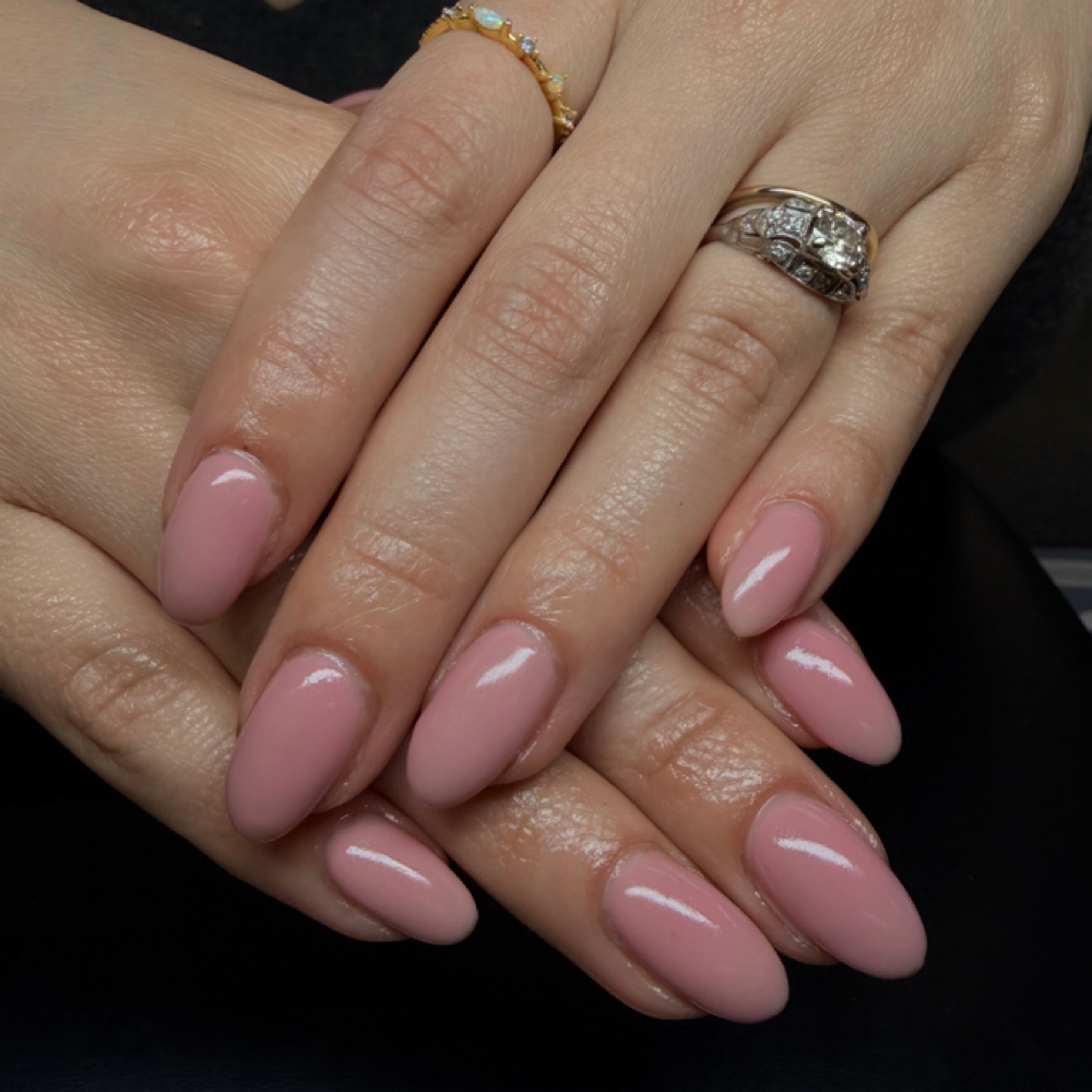 Builder Gel Structured Mani at Nail Emm Up in Garden city, ID