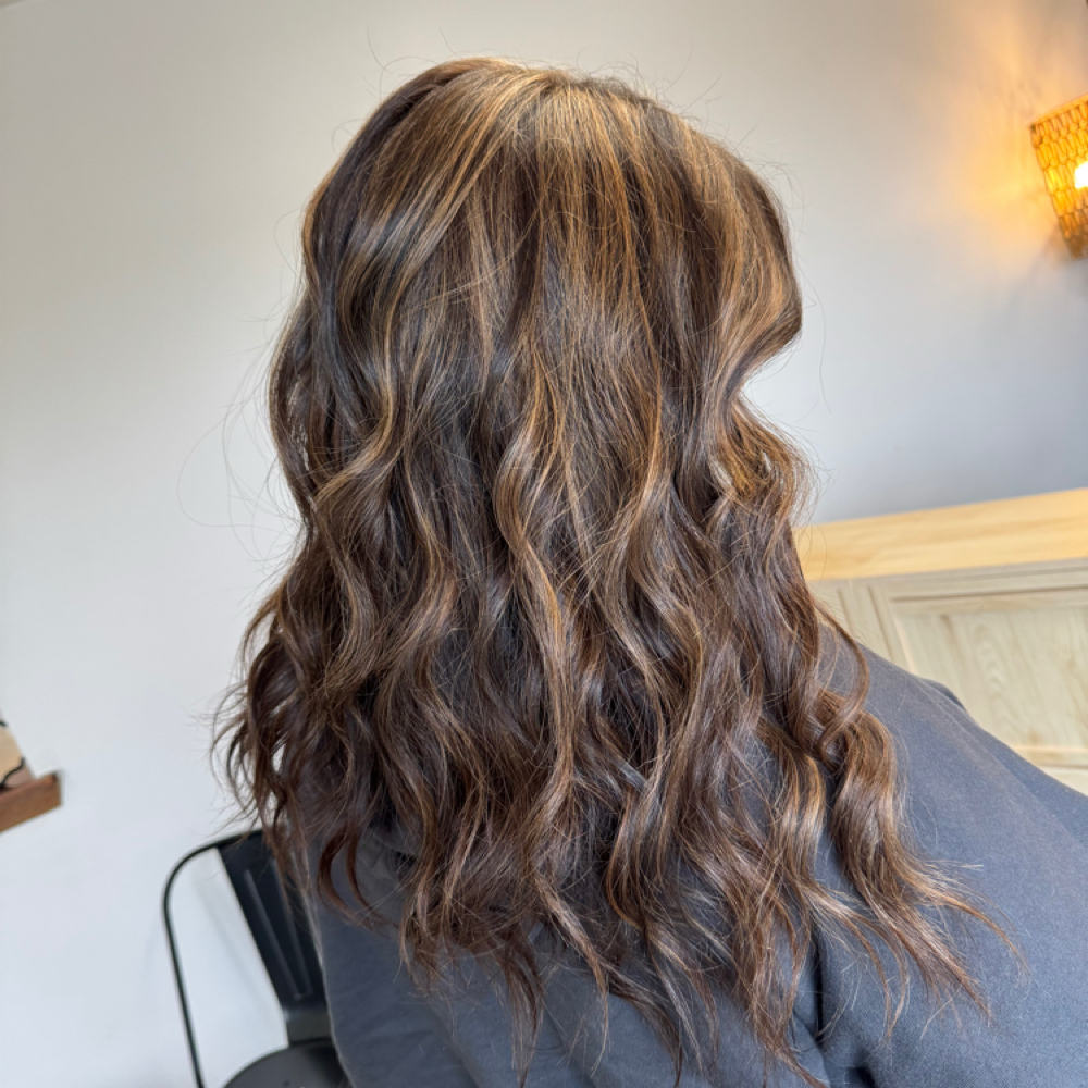 Root Retouch with Partial Highlight at Simply Modern Hair Co. in Fairborn, OH