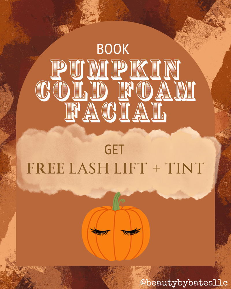 Pumpkin Cold Foam Facial