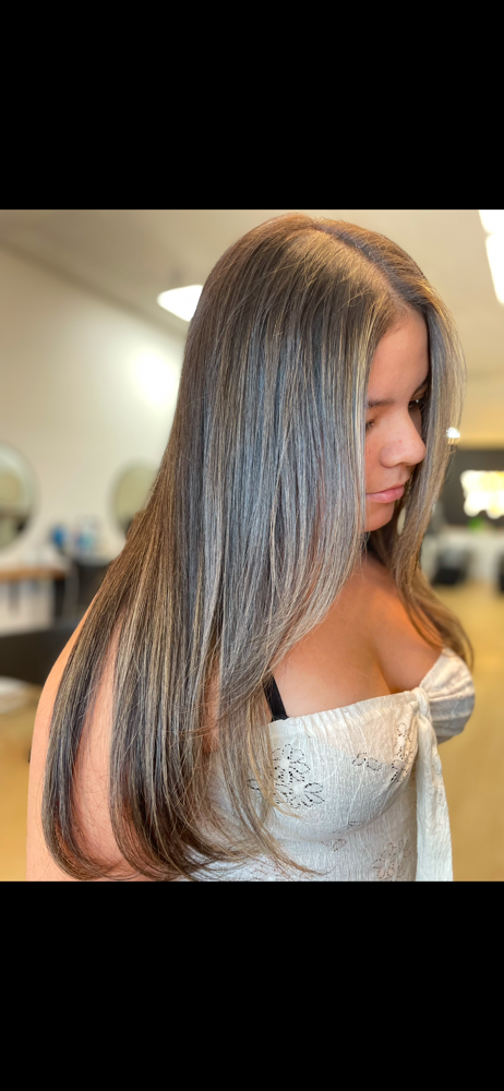Gloss/Toner And Blowout