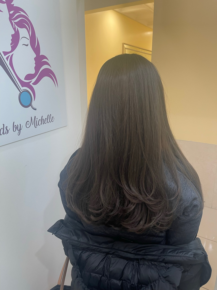 Womens Long Cut Without Shampoo