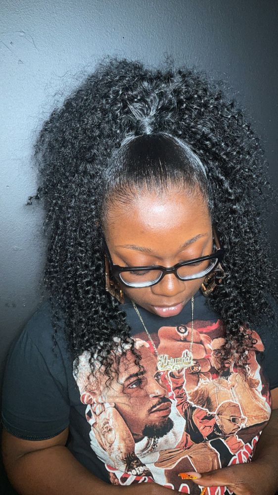 SEW IN (half Up / half Down) at Onyx in Hampton Va, VA