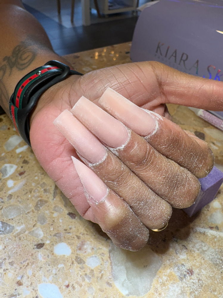 Medium Acrylic Fullset at La Bella Nails in Jacksonville, FL