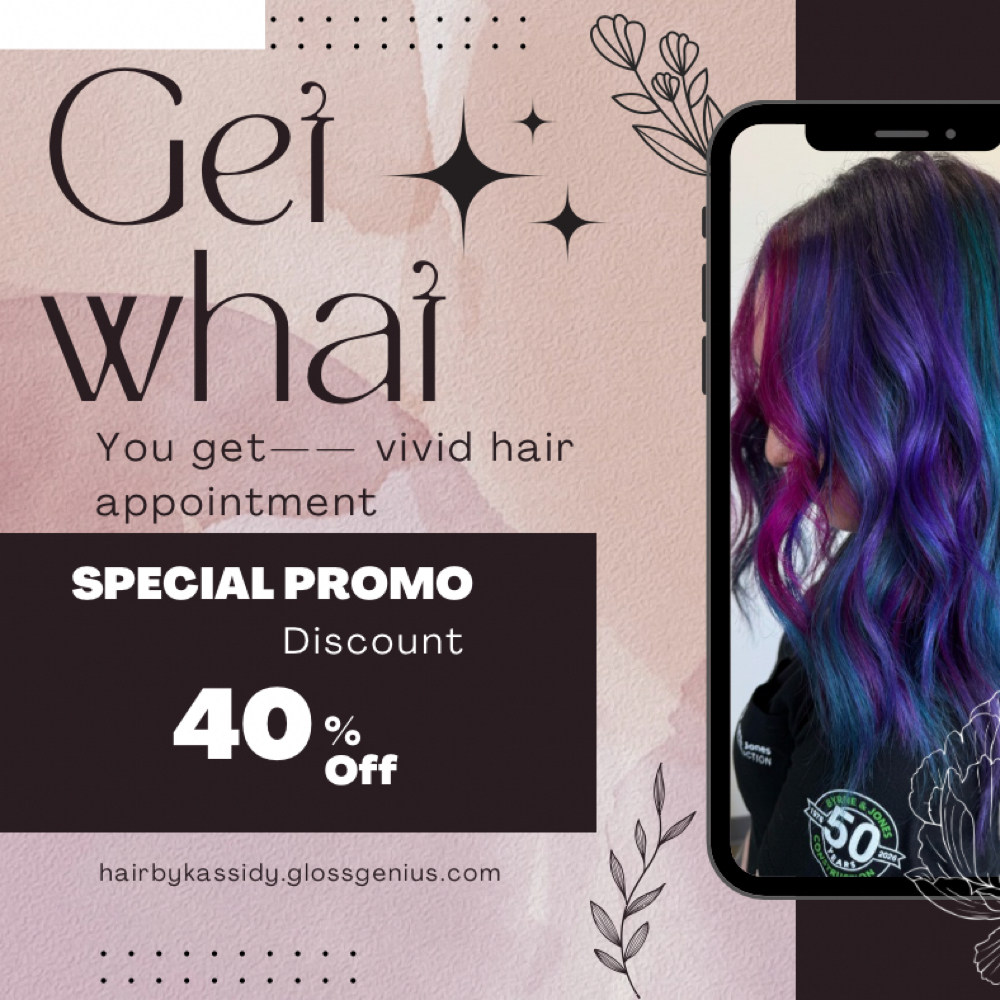 Get What You Get Vivids at Hair by Kassidy in Canton, OH