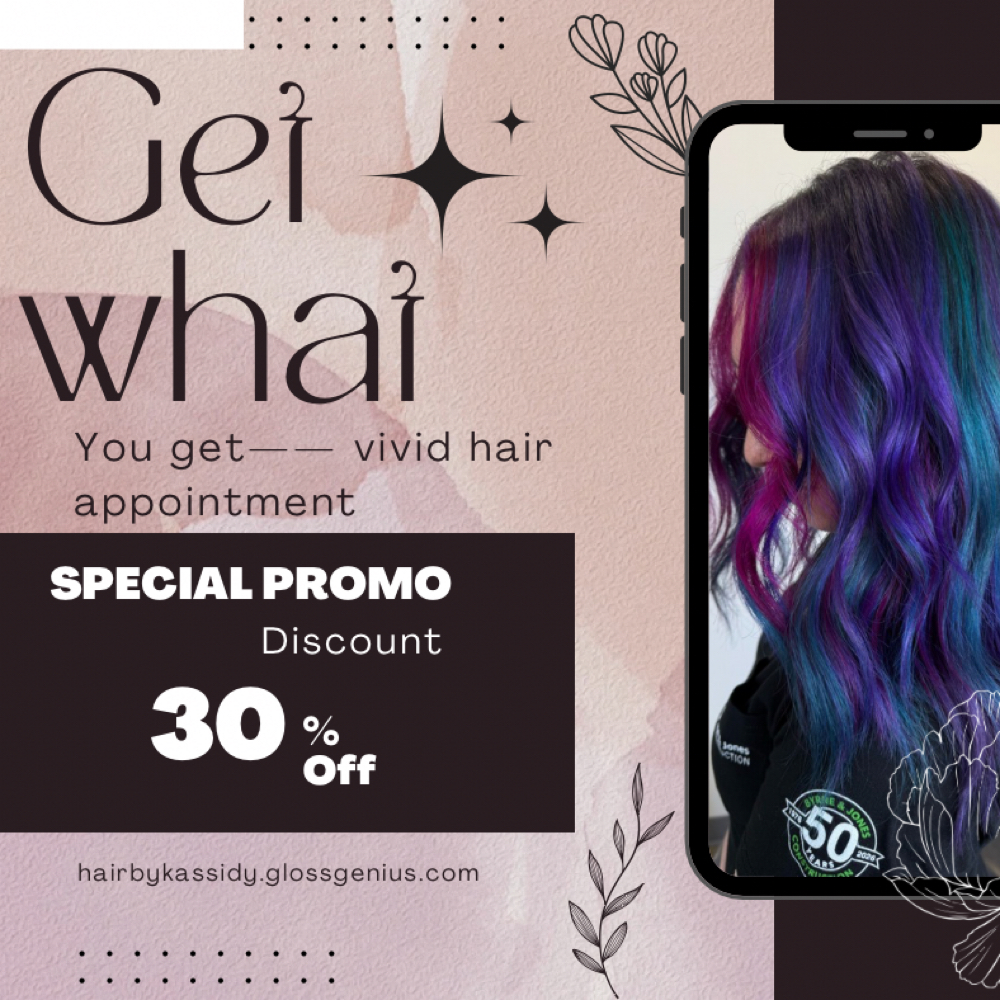 Get What You Get Vivids at Hair by Kassidy in Canton, OH