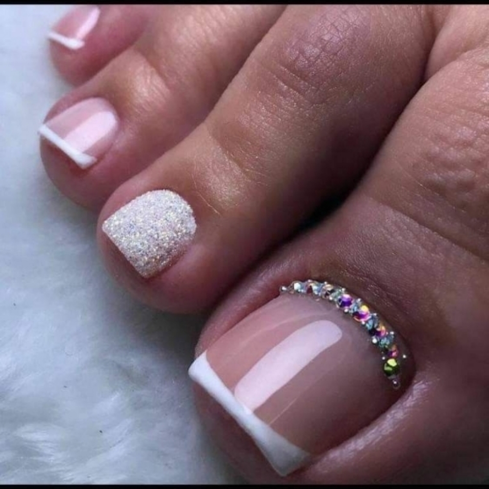 Gel-X Toe Extension (Deluxe Spa) at Le Beauté Aqua Beauty Bar in Cape Coral, FL