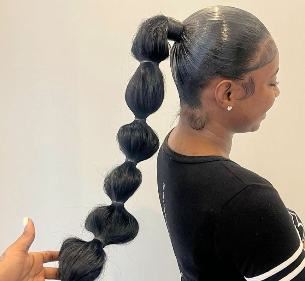 PONYTAIL TRACK (BUBBLE STYLE)
