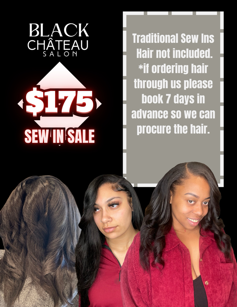 Tra.  Sew-in No Hair Included Sale