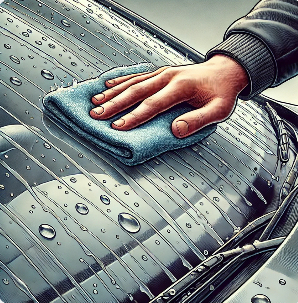 Rain Repellent Glass Treatment