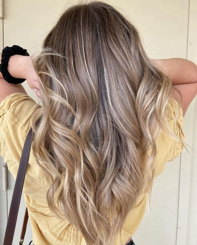 Partial Balayage/Lived-In Color at Cove Collective Salon in La Jolla, CA