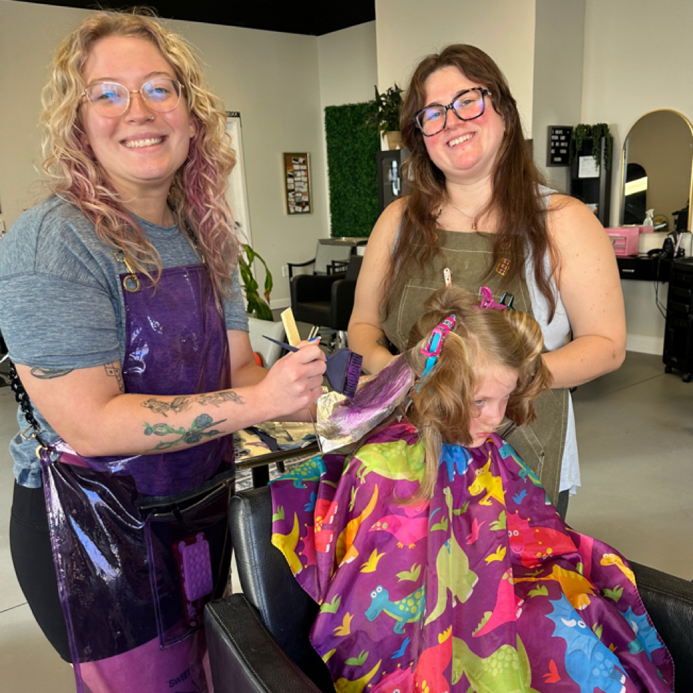 Childrens Vivid Coloring at Expressions Salon & Studio in Anniston, AL