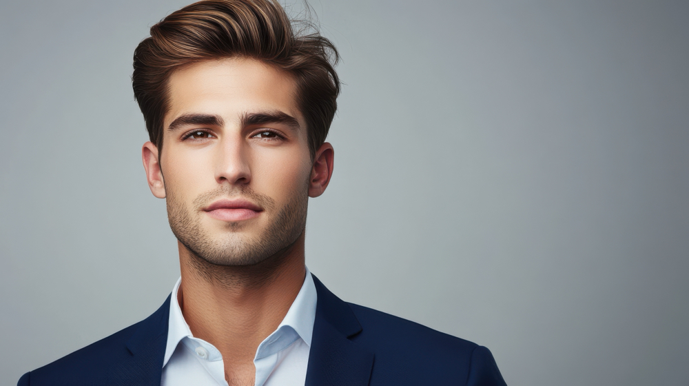 Classic mens haircut