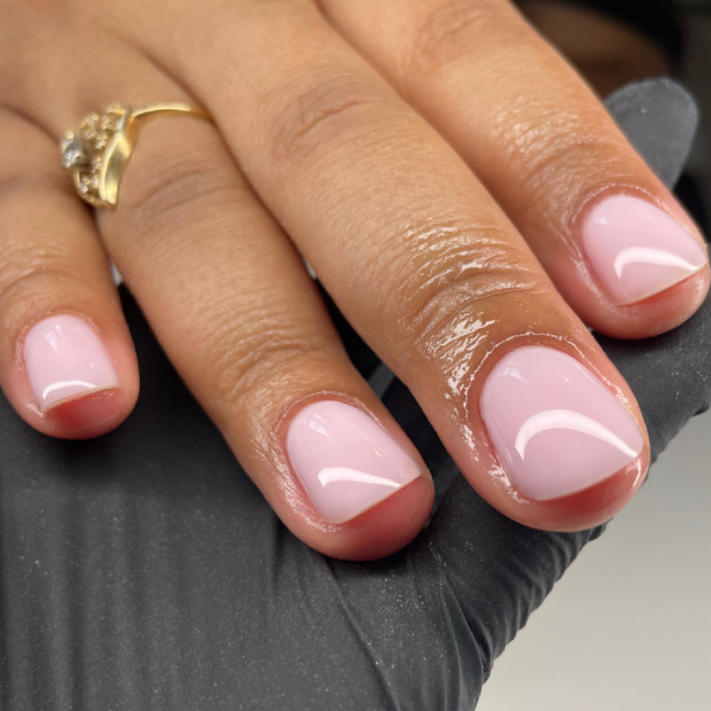 Structured Gel: Solid Nude at Beansie Nails in Kokomo, IN