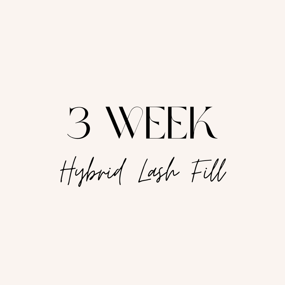 3 Week Hybrid Lash Fill