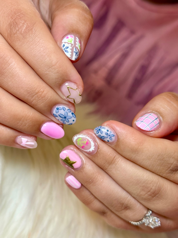 Full Set Of Hard Gel