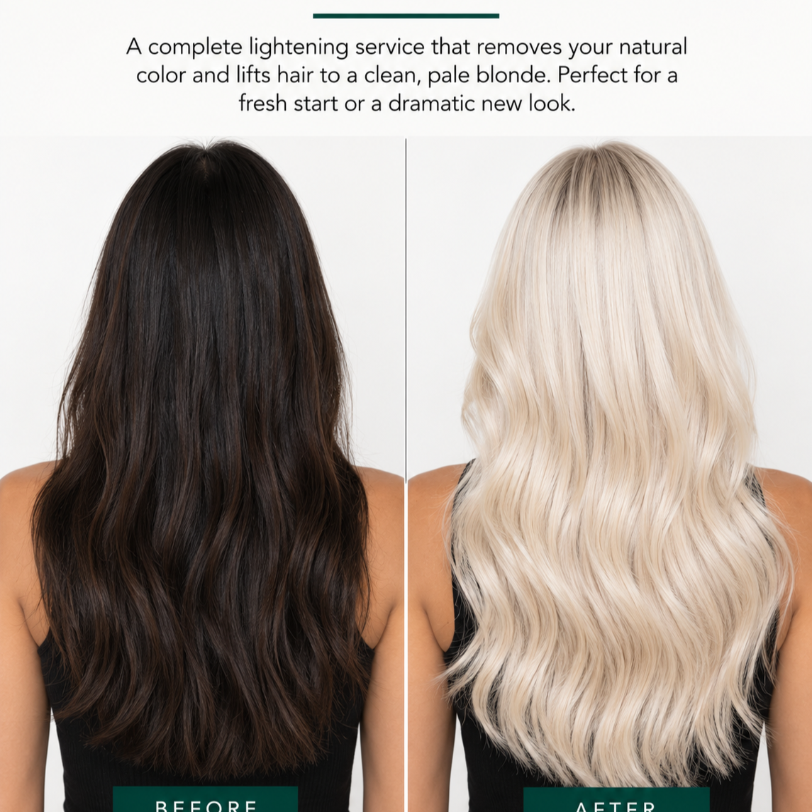 Full Bleach Out + Toning at Sparkle Sessions in Yorba Linda, CA