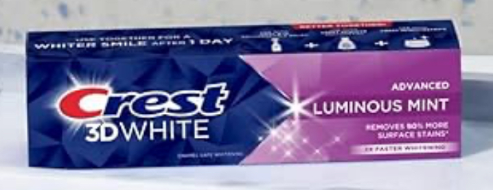 Crest, 3-D whitening Toothpaste