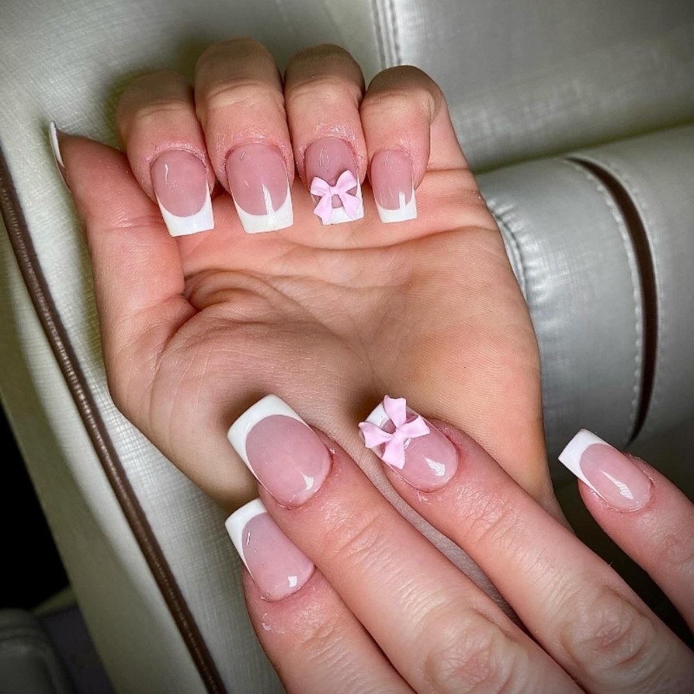 American/French nails ($10+) at NAILS U LOVE in Village of Clarkston, MI