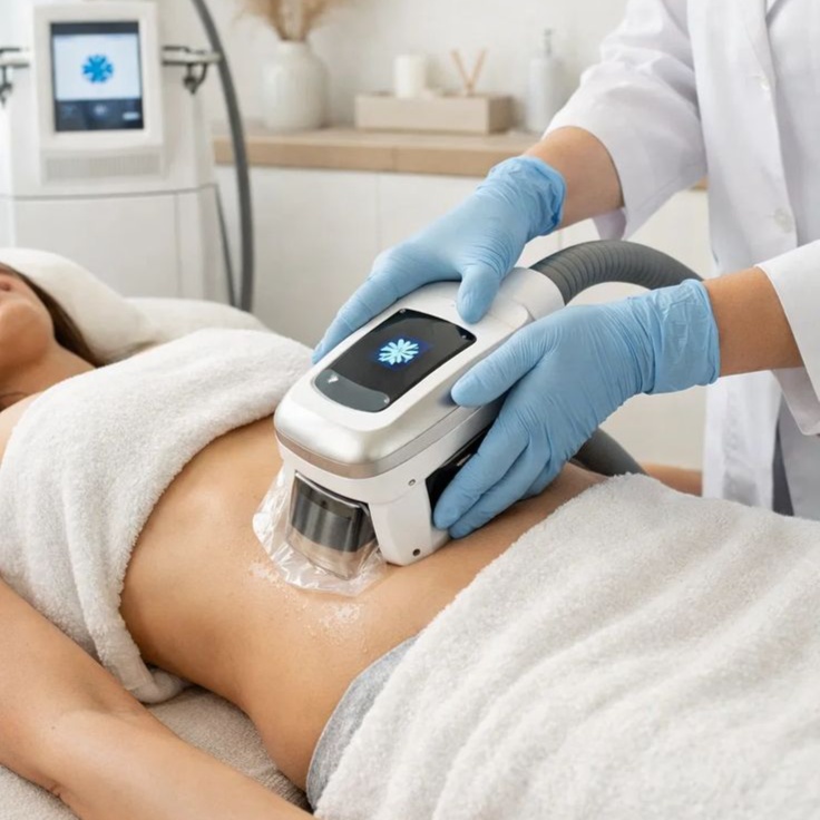 Cryolipolysis Application at MediOne Wellness Center in Jacksonville, FL